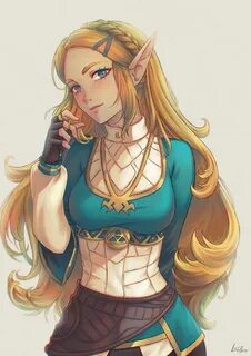 Legend of Zelda Breath of the Wild art Princess Zelda botw b