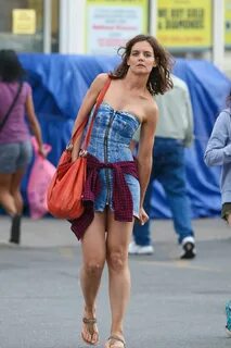 KATIE HOLMES on the Set of All We Had in New York 08/11/2015