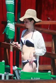 LANA DEL REY in Bikini on Vacation in Italy - HawtCelebs