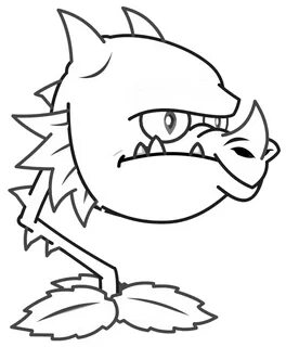 Plants vs Zombies Coloring Pages ⋆ coloring.rocks! Plant zom