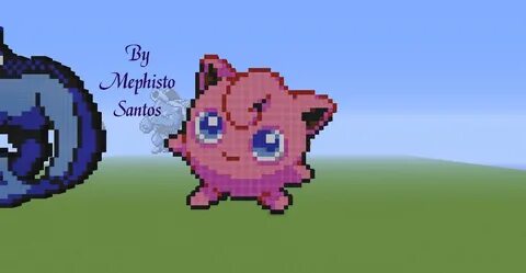 My First Pixel Art Project Jigglypuff Minecraft Project All 