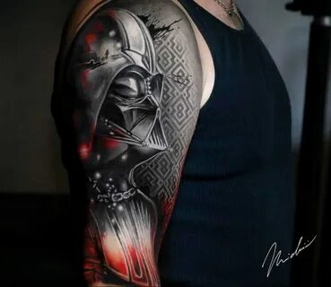 фото тату Дарт Вейдер 04.02.2020 № 1148 -darth vader tattoo-