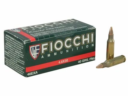 Fiocchi Ammo 4.6x30mm HK 40 Grain Full Metal Jacket Box of 5