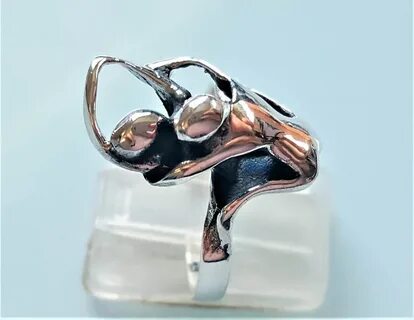 Eliz STERLING SILVER 925 Doggy Style Erotic Ring Kama Sutra 