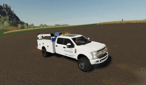 F450 Service Truck FS19 Farming Simulator 19 Mod FS19 mod