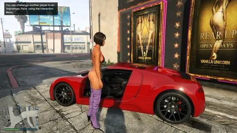 GTA V 5 next gen Stripper outside the club ONLINE PS4 first 