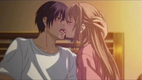 THE FUNNIEST and CUTEST ANIME KISS MOMENTS Funny Kissing Com