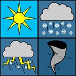weather symbols - Clip Art Library