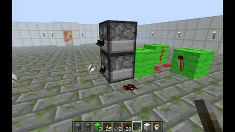 Minecraft: Rapid Fire Dispenser Arrow Trap Tutorial - YouTub