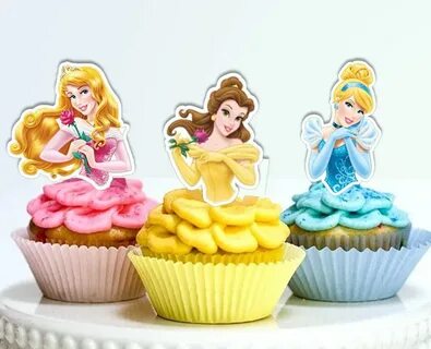 Home & Garden 30 CINDERELLA EDIBLE WAFER & ICING CUPCAKES TO