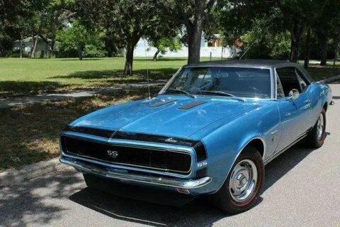 1967 Chevrolet Camaro RS/SS 95,324 Miles Marina Blue Coupe 3