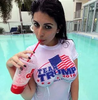 Trump's babes: Female fans of presidential hopeful show thei