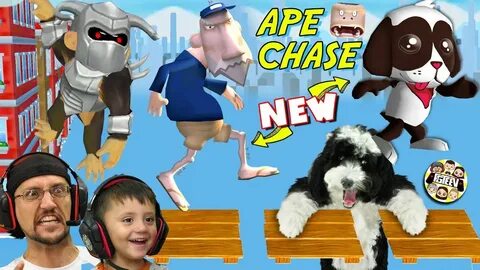 THERE'S AN APE CHASING MY DOG OREO & MAILMAN POSTAL JENKINS!