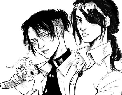 Levi x Hanji Attack on titan comic, Attack on titan art, Att