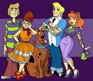 Scooby Doo Rockers Scooby doo tattoo, Scooby doo, Scooby doo