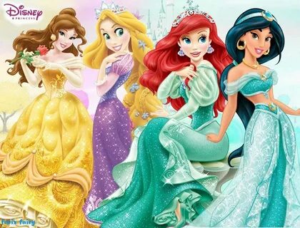 Jasmine With Ariel (The Little Mermaid), Belle (Beauty & The