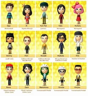 Real Life Not Included: All my miis!