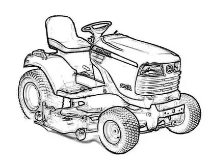 Lawn Mower Coloring Pages - Coloring Home