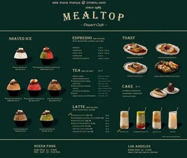 Online Menu of Mealtop -Buena Park Restaurant, Buena Park, C