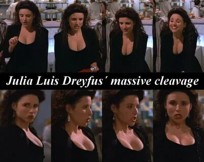 MariahCareyboobs: Julia Louis Dreyfus hot cleavage on SEINFE