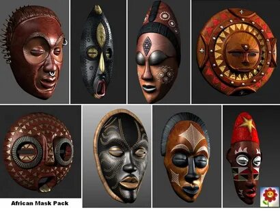 3dsmax pack african mask https