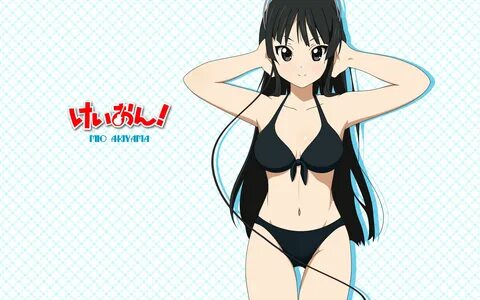akiyama mio bikini headphones k-on! swimsuit konachan.net - 