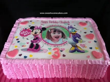 Minnie and Daisy Image Cake Minnie mouse birthday party, Min