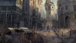 Заброшенные улицы Города на новых концептах зомби-экшена Dyi