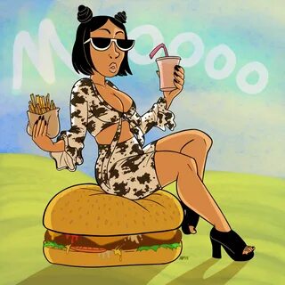 DojaCat Bitch I'm a Cow Mooo! by Annie-Mae -- Fur Affinity d