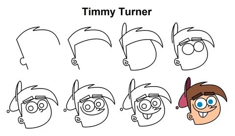 Timmy Turner Cute easy drawings, Easy cartoon drawings, Dodd