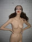 A Rootstein Mannequin with a mature face and a young woman's
