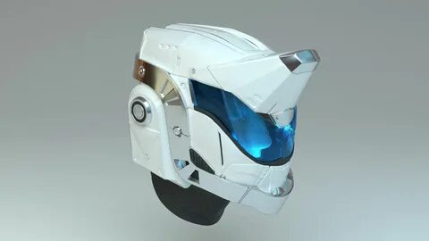 ArtStation - Sci-Fi Helmet, Scott Gamble Helmet, Sci fi, Cha