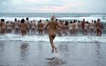 500 get their bums out for massive skinny dip in the North S