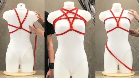 Pentagram Chest Harness Step by Step Tutorial with Bondage R