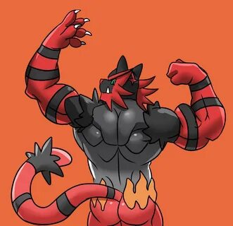 Back posing with Incineroar Bara Know Your Meme