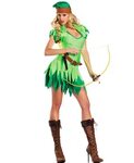 Dual Robin Hood Peter Pan Sexy Adult Costume