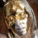 #gold #silver #bodypainting #metalic #eyes #wam #messy #girl