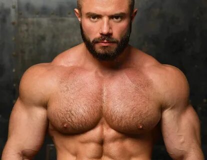 Leo Bartenev Hairy muscle men, Hot beards, Muscle men