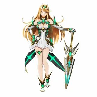 Xenoblade Chronicles 2 - Mythra (+DLC Costume) by KuroKairak