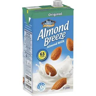 Almond Milk 1L - Blue Diamond Almond Breeze - Wawata Group.