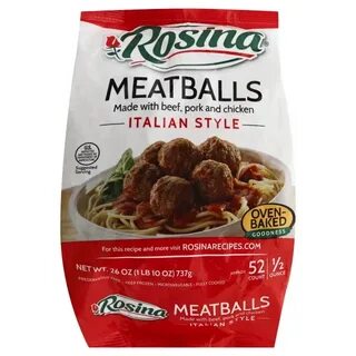 Rosina Italian Style Meatballs, 26 oz - Walmart Inventory Ch