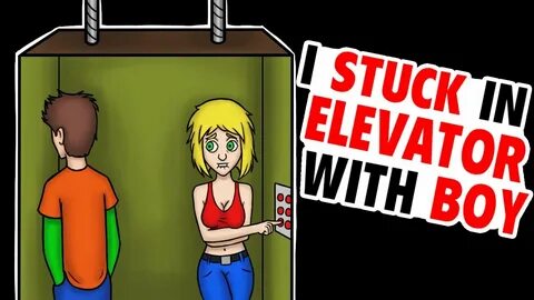 When I Got Stuck in Elevator with The BOY My Animated Story 