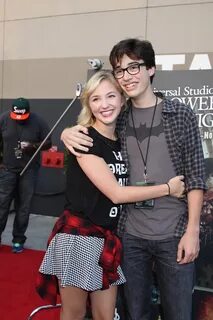Audrey Whitby and Joey Bragg at the HALLOWEEN HORROR NIGHTS 