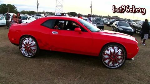 Dodge Challenger LIFTED on 28" DUB Spazz Floaters - 1080p HD