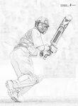 Cricket Drawing Sketch