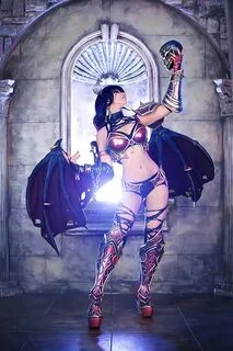 Tasha is Akasha in DOTA's Queen of Pain cosplay - Cosplay My