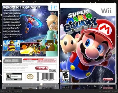 Super Mario Galaxy Wii Box Art Cover by frenchboy1