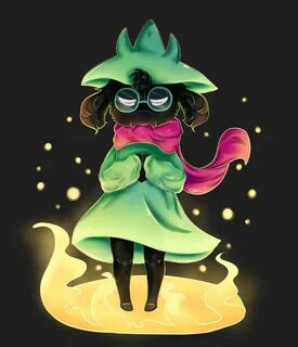 This cute little goat is Ralsei, from the second Undertale game called DELT...