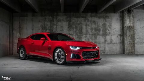 Red Hot Chevrolet Camaro ZL1 - WELD RT-S S72 Forged Wheels