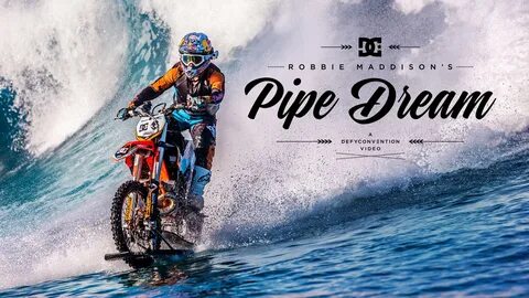 Robbie Maddison Rides World Famous Waves in Tahiti on a Dirt